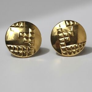 Monet Gold-tone Vintage Earrings Gold Earrings